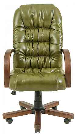 Офисное Кресло Руководителя Richman Richard Madras Olive Wood Venge М2 AnyFix Оливковый Киев