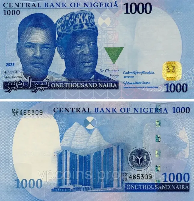 Нігерія / Нигерия 1000 найра 2023р. UNC Р-49b.2 Полтава - фото 1