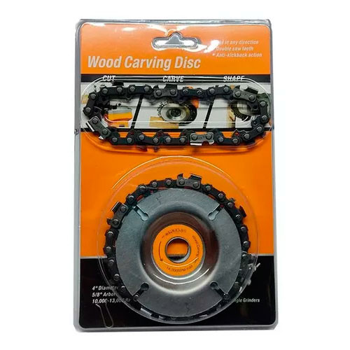 Диск пильний ланцюговий 102мм по дереву для болгарки, запасний ланцюг для циркулярної пили Київ - фото 2