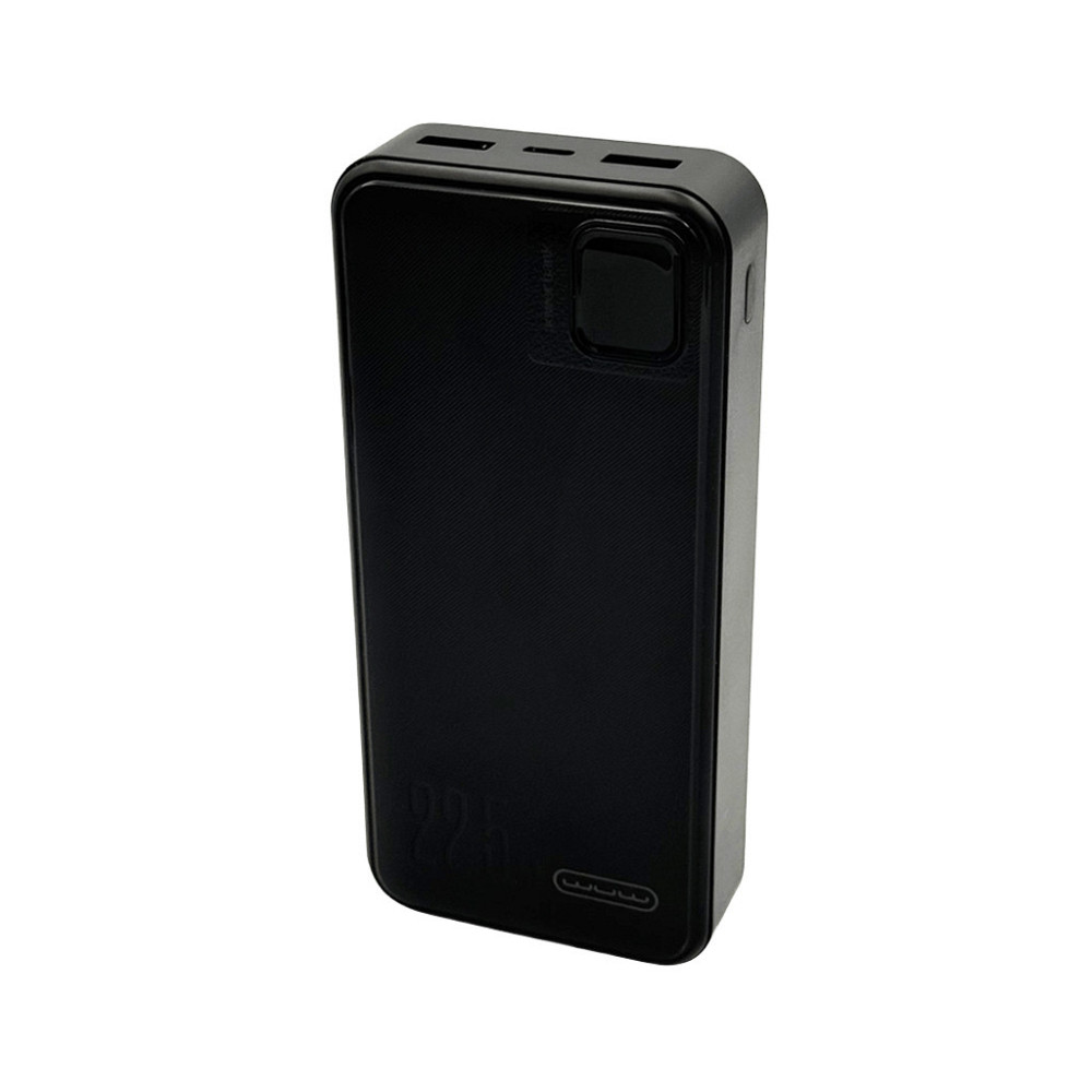 Зовнішній акумулятор WUW Y138 （PD22.5W quick charge) 20000mAh Black Київ - фото 1