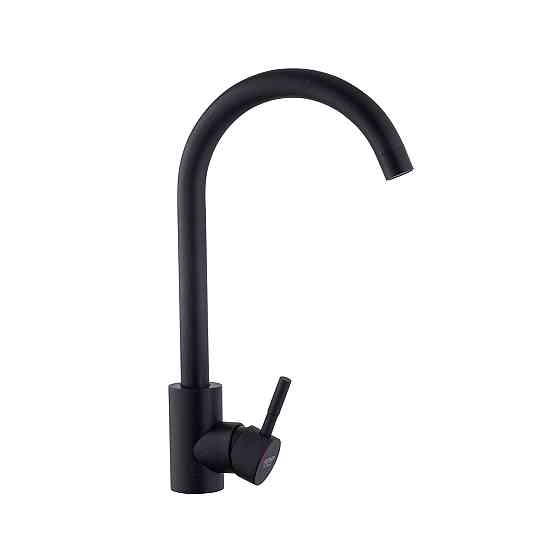 Змішувач для кухні Kroner KRP Edelstahl Klassisch - SCH035 чорний Київ