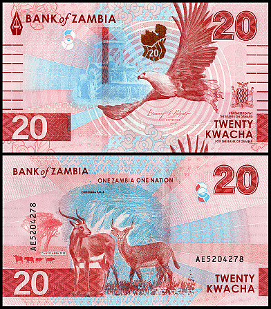 Замбія / Замбия / Zambia 20 Kwacha 2024(2025) Pick 63 UNC Полтава - изображение 1