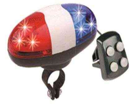 Сигнал велосипедный с подсветкой Police (красно- синий) (mod:JY-325) Мукачево