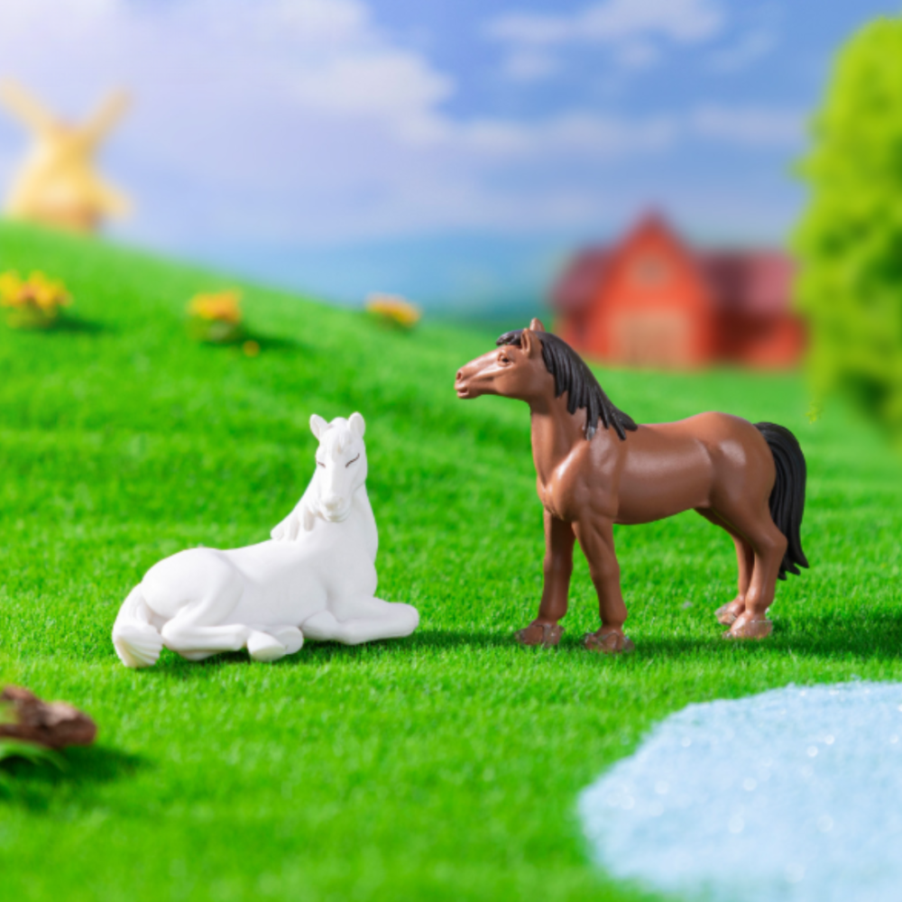 Лошадь фигурки 5.4 х 6.6 см для мини-сада, флорариума, декора Коричневый Одесса - изображение 3