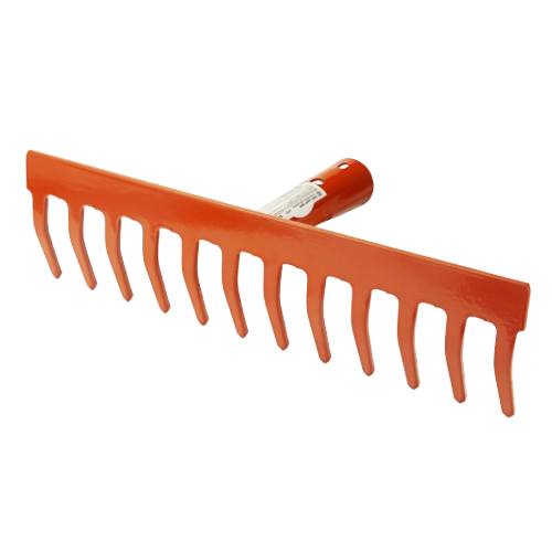 Граблі садово-городні прямі 12 зубів 290*83мм зварне кріплення Grad Житомир