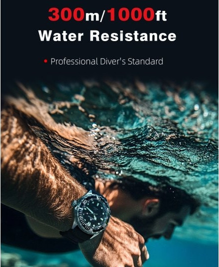 Годинник чоловічий наручний North Edge Triton 30 Bar (Сріблястий) Київ - фото 7