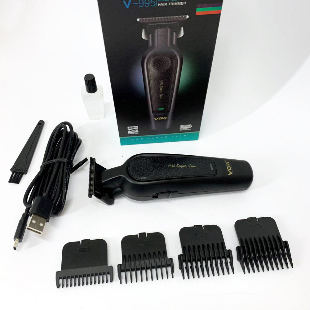 Универсальная машинка для стрижки головы и бороды VGR V-995, Професиональная машинка для стрижки волос CI-75 Львов - изображение 10