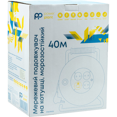 Мережевий подовжувач PowerPlant JY-20022/40, 40м (EX610532) Вінниця - фото 2