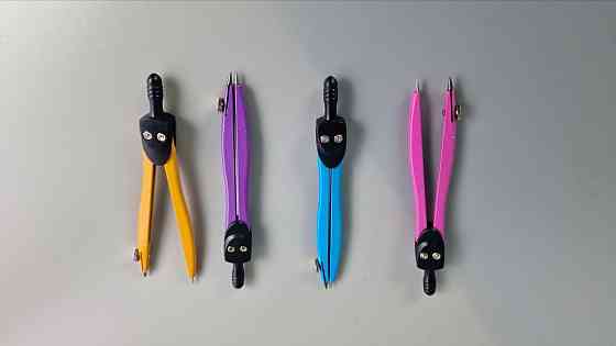 Циркуль мет. NoS01001P "PEPPY PINTO" у ПВХ чохлі (1 шт.) Харків