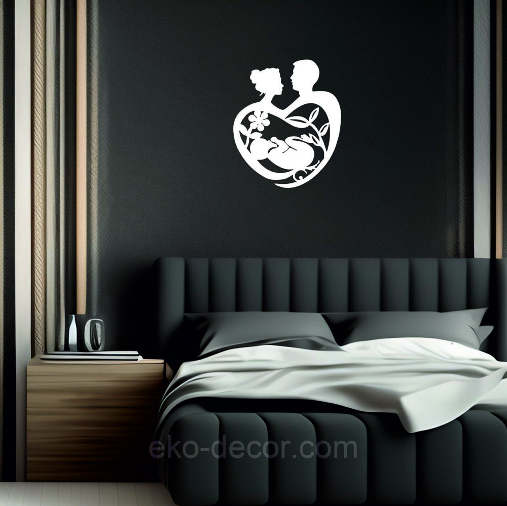 Декоративное настенное Панно «Маленькое счастье» Декор на стену 50*41 см, Белый Киев - изображение 7