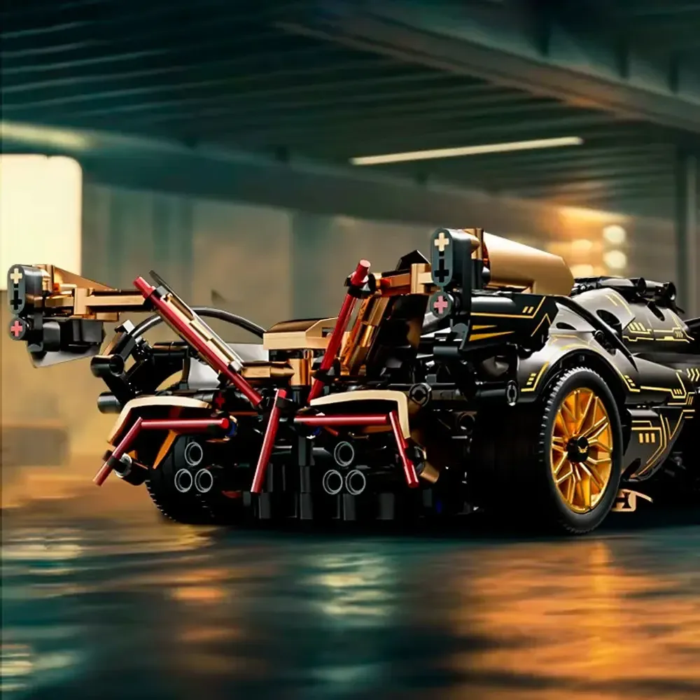 Блочний конструктор Cyberpunk Lambor CD-203 – футуристичний спорткар у стилі кіберпанк Дніпро - фото 4