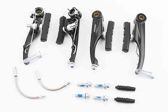 Гальмо V-brake 110мм (2 колеса), алюмінієве, чорне LV12DG Киев