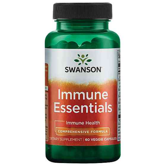 Комплекс для поддержки иммунной системы Swanson Immune Essentials 60 Veggies Capsules Луцк