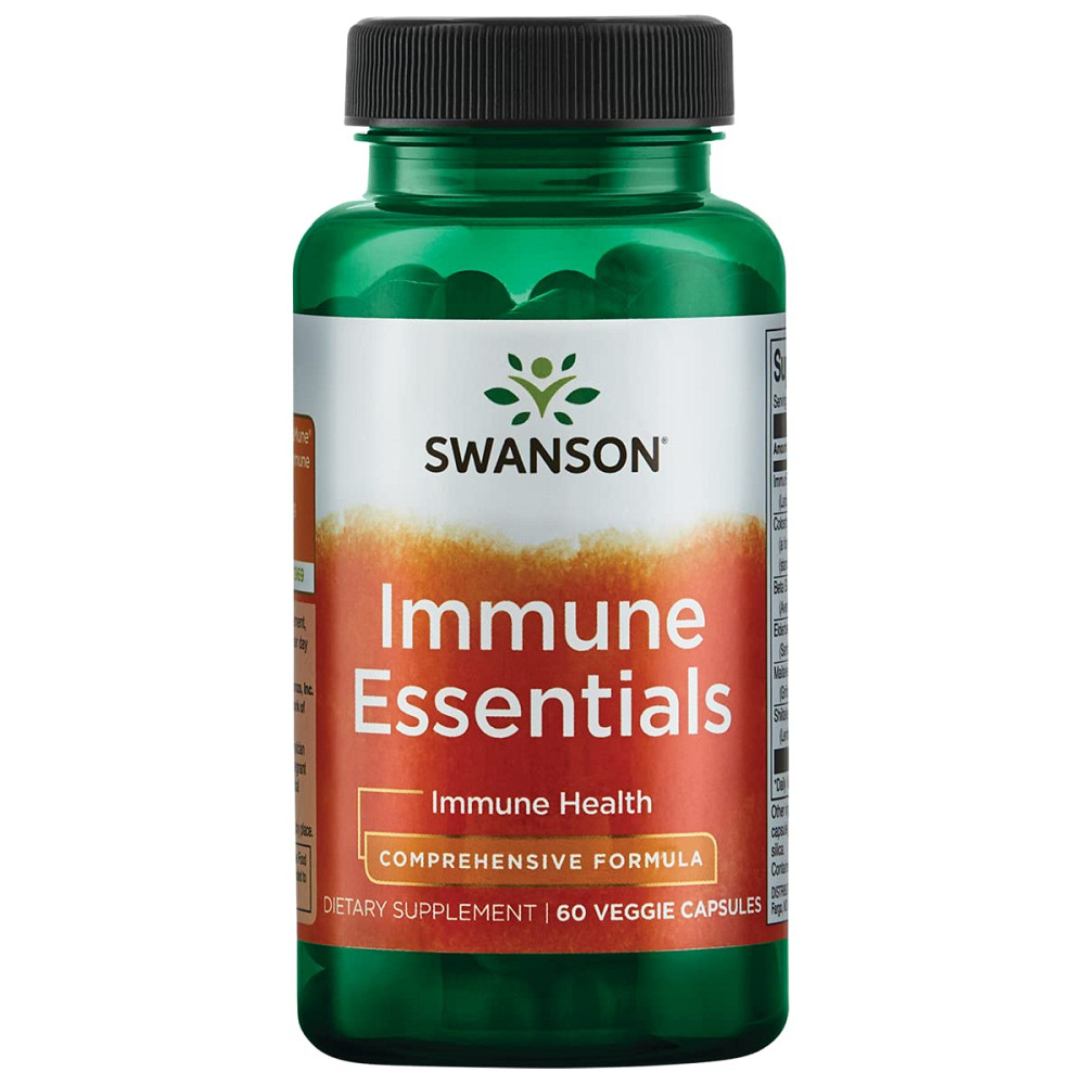 Комплекс для поддержки иммунной системы Swanson Immune Essentials 60 Veggies Capsules Луцк - изображение 1