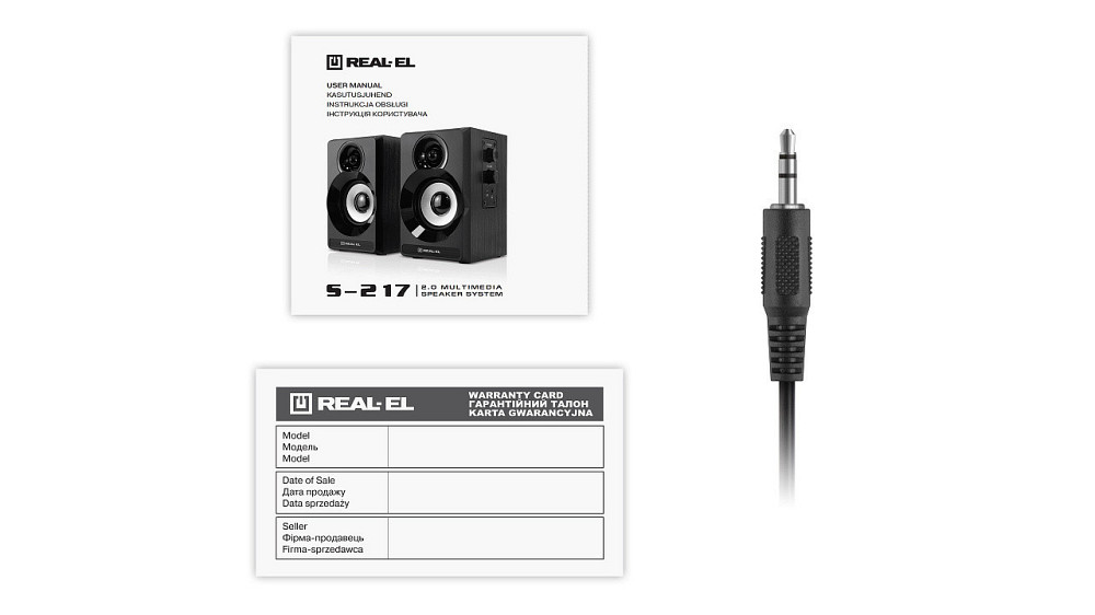Акустична система REAL-EL S-217 Black Чорний Харьков - изображение 7