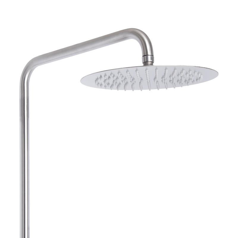 Душевая стойка универсальная Lidz Aria 1120 Nickel на два потребителя из нержавеющей стали Харьков - изображение 5