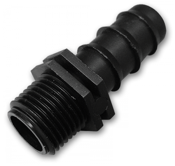 Адаптер для трубки 16мм із зовнішньою різьбою 3/4", DSWA04-3416L Київ - фото 1