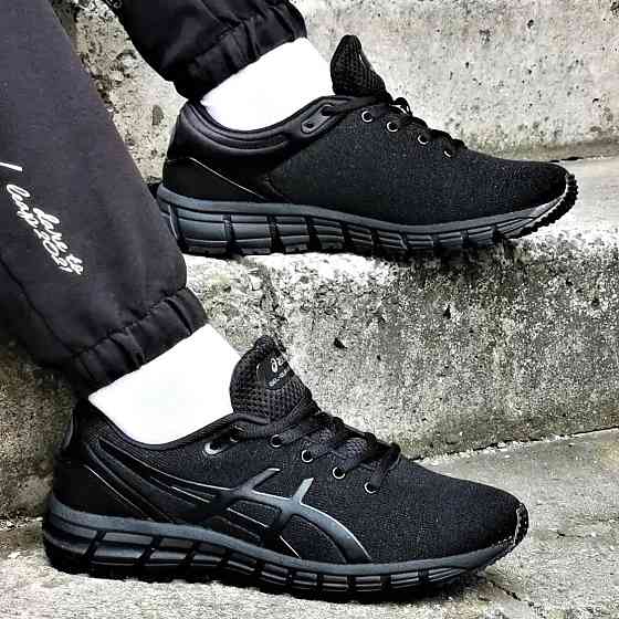 Кросівки Asics GEL Чорні Чоловічі Асикс Гель (розміри: 41,42,43,44,45,46) Відео Огляд Дніпро