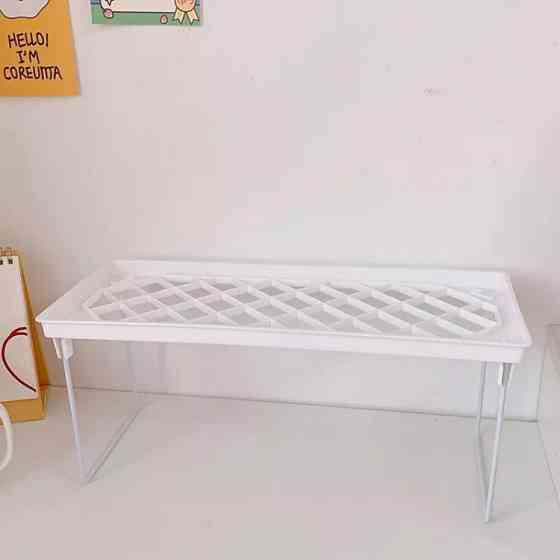 Складная кухонная дополнительная полочка, подставка, стеллаж в кухонный шкаф 34.5см Винница