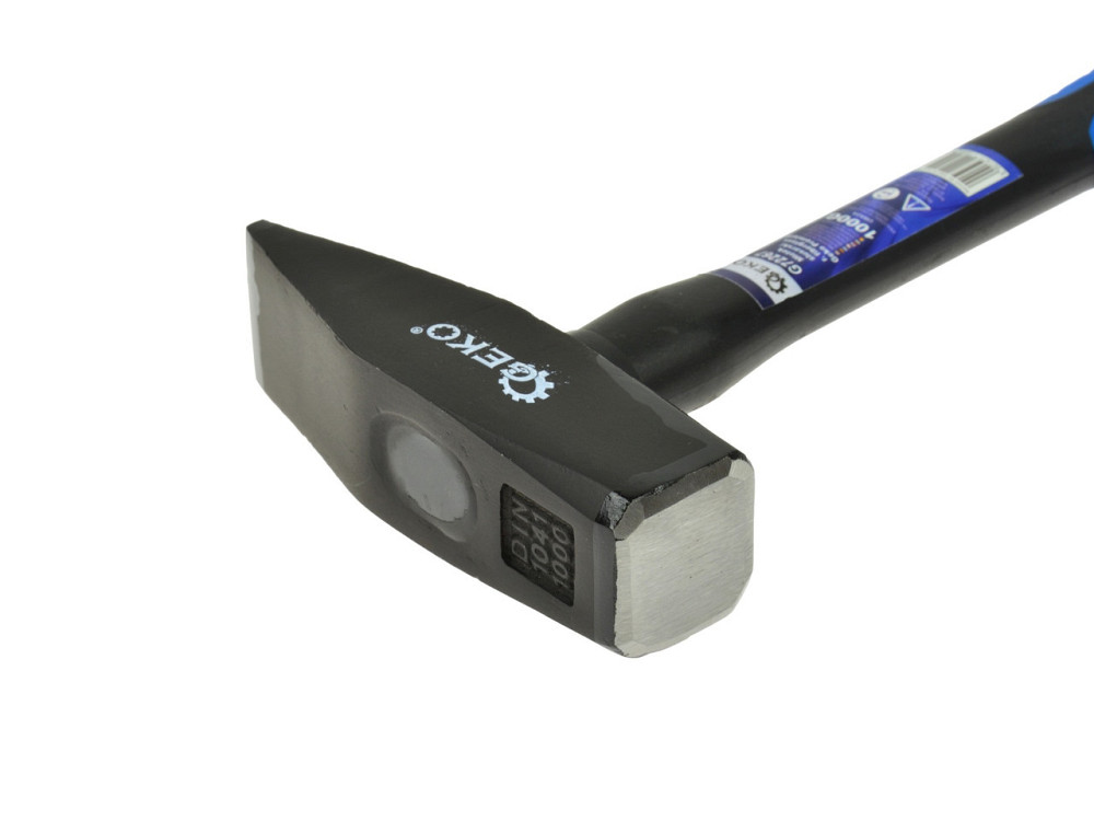 Молоток слюсарний "GeKo"-premium 1,0 кг з ручкою зі скловолокна покритого TPR Київ - фото 2