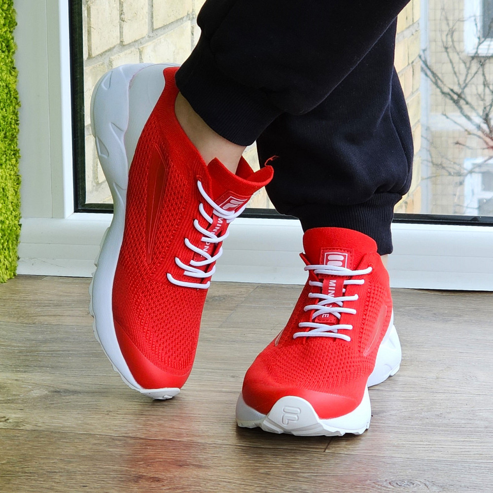 Кроссовки FILA Красные Мужские Фила Тканевые Летние для Бега (размеры: 41,42,43) Днепр - изображение 9