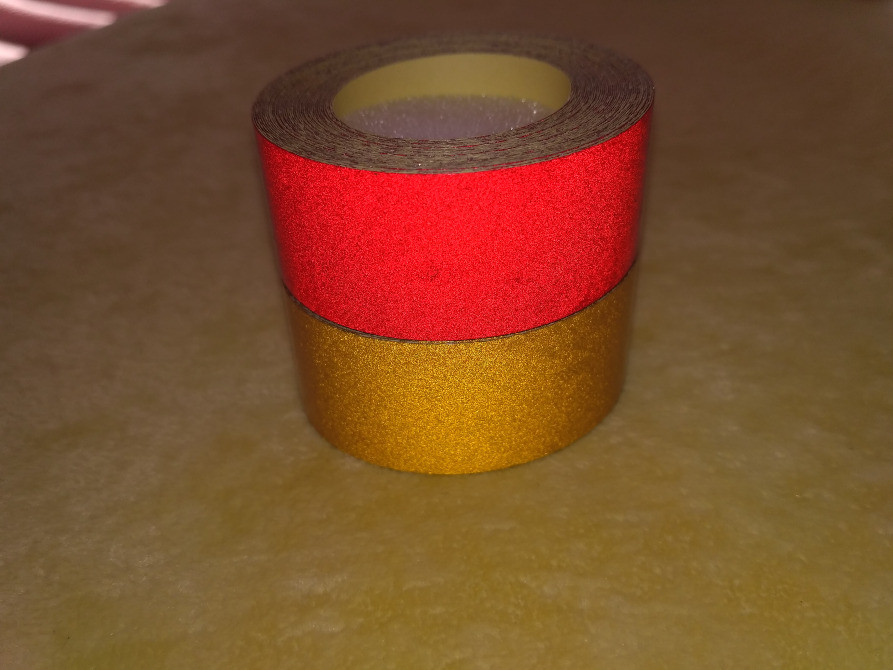 Клеюча Світловідбивна стрічка на авто Червона, Жел Київ - фото 8