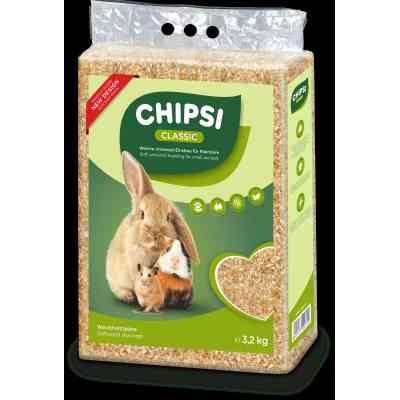 Наполнитель для грызунов Chipsi Classic Деревянный впитывающий 3.2 кг (60 л) (4002973000700) Винница