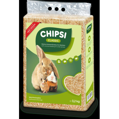 Наполнитель для грызунов Chipsi Classic Деревянный впитывающий 3.2 кг (60 л) (4002973000700) Винница - изображение 2