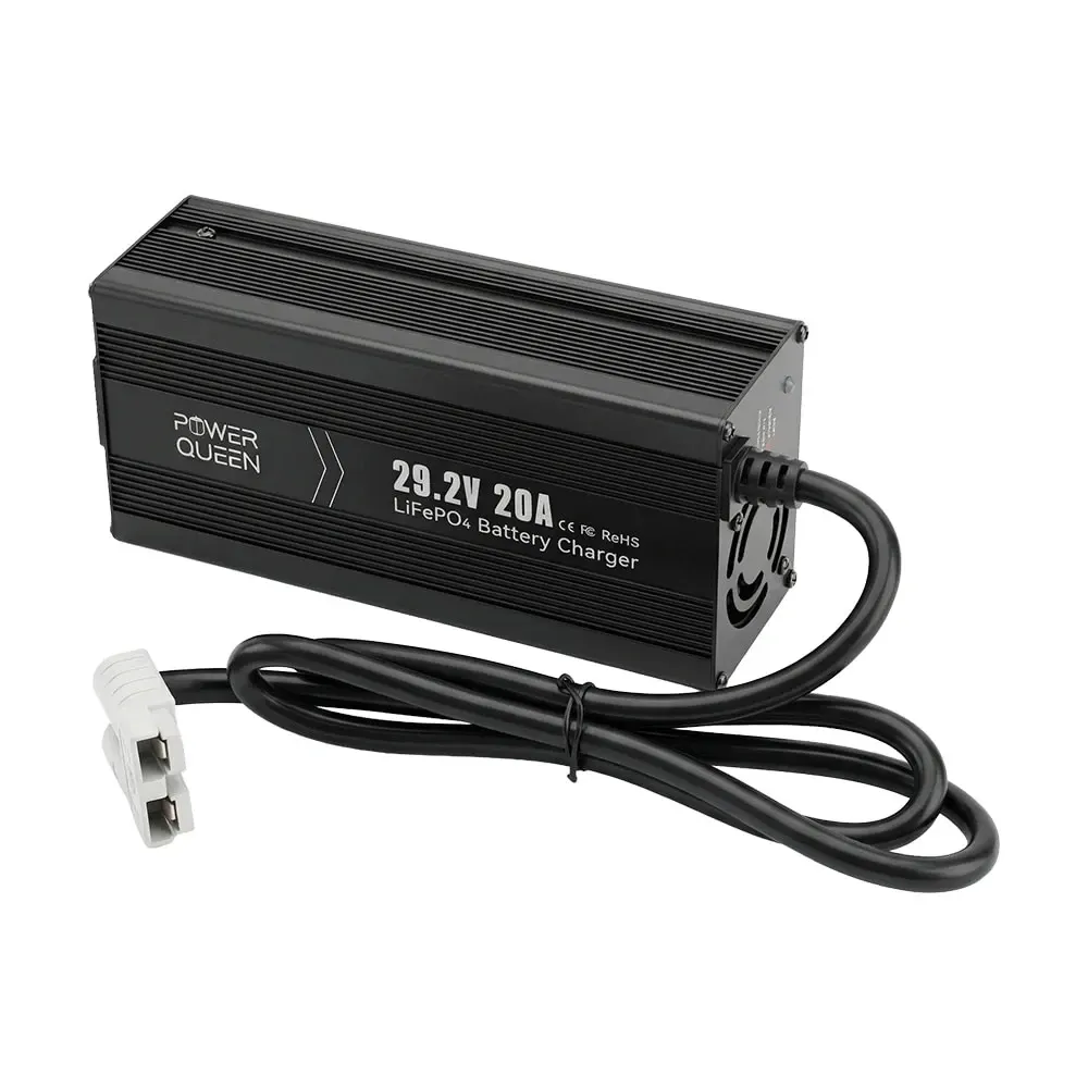 Зарядний пристрій для акумуляторних батарей LiFePO4 29.2V/20A Power Queen P24V20A-BCHA-MINI-X (44-00530) Київ - фото 9