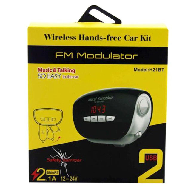 Трансмиттер для подключения к машине MOD. H21 BT, Модулятор для старого автомобиля ZT-54 Львов - изображение 2