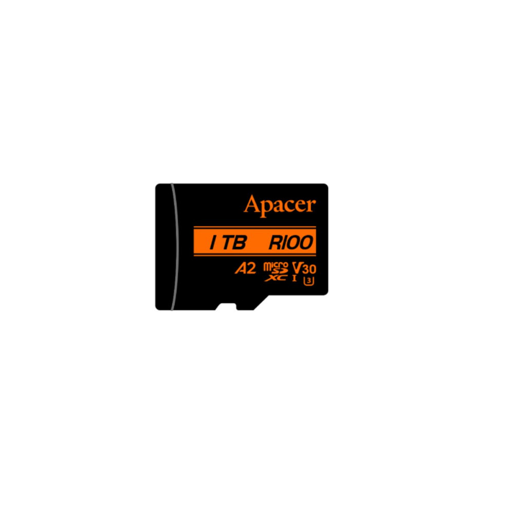 microSDXC (UHS-1 U3) Apacer A2 1TB class 10 V30 (R100MB/s, W80MB/s) (adapter SD) (AP1TBMCSX10U8-R) Киев - изображение 1
