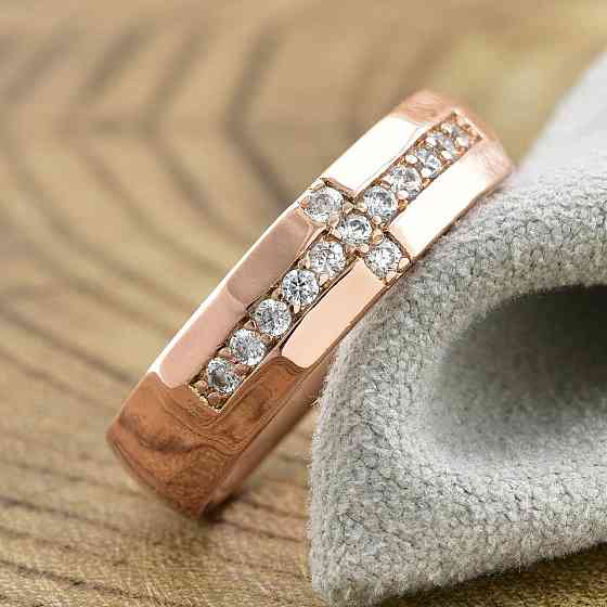 Кольцо Xuping позолота РО, 18 размер (ширина 5мм, вес 4.1г) Киев