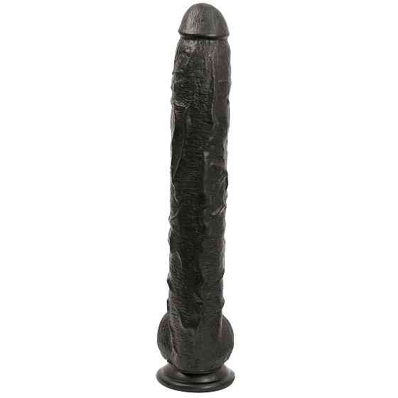 Фаллоимитатор Doc Johnson Dick Rambone Cock Black, диаметр 6см, длина 42см, ПВХ Sex Aura Киев