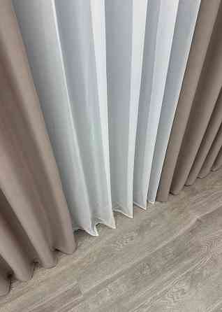 Комплект готовых штор VR-Textil Bagema Rvs № 1242ш Какао 150х250 см 2 шт (39-901) Киев