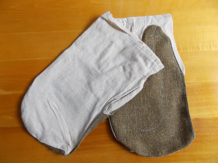 Рукавицы рабочие ХБ с брезентовой ладошкой. Харьков - изображение 1