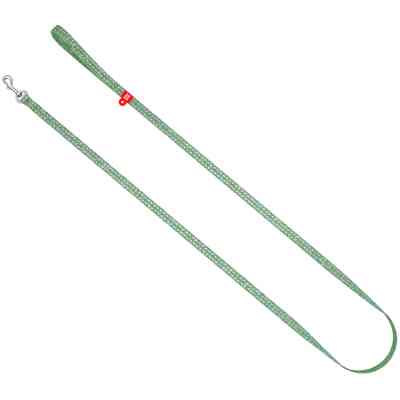 Поводок для кошек WAUDOG Re-cotton светоотражающий XS 200х1 см зеленый (164418) Винница