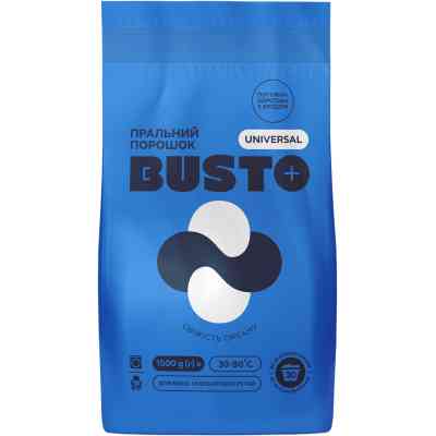 Пральний порошок Busto Universal Свіжість океану 1.5 кг (4820178065351) Вінниця