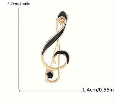 Брошь красивая Скрипичный ключ Киев