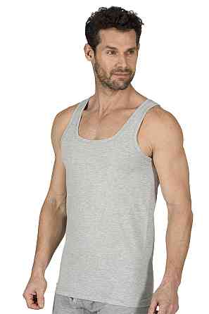 Мужская майка - Серый 100% хлопок Ozkan 11407-3 Киев