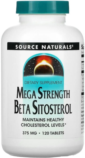 Бета ситостерол комплекс Source Naturals Beta Sitosterol 375 мг 120 таб Киев - изображение 1