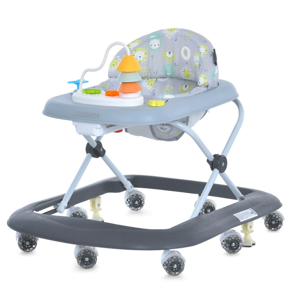 Детские Ходунки Pyramid ME 1217 Gray, музыка, свет Винница - изображение 1