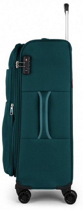 Чемодан тканевый GABOL Cloud средний бирюзовый 4 колеса Киев - изображение 2