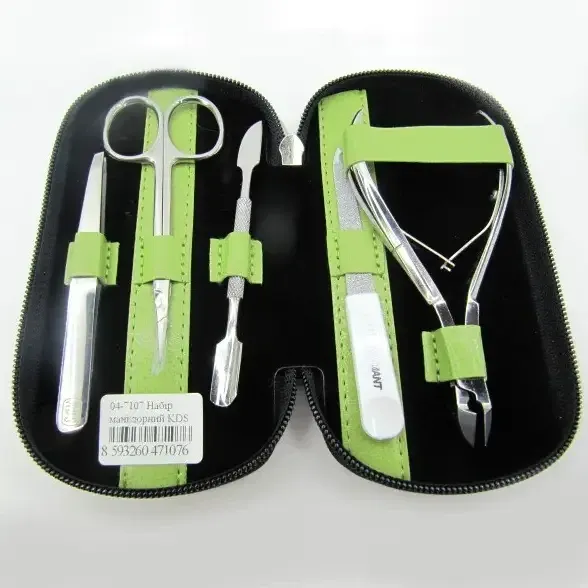 Маникюрный набор KDS (5 предметов) 7107 с металлической пилочкой Киев - изображение 2