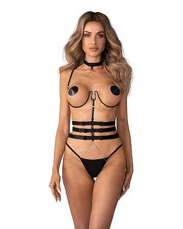 Портупея Obsessive Premis Black harness S/M/L Sex Aura Киев