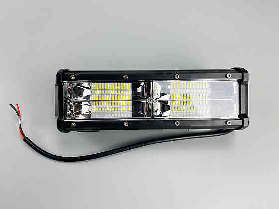 Фара LED прямокутна 144W 6000K (48 діодів) (24 см х 8 см х 6 см) Мукачево