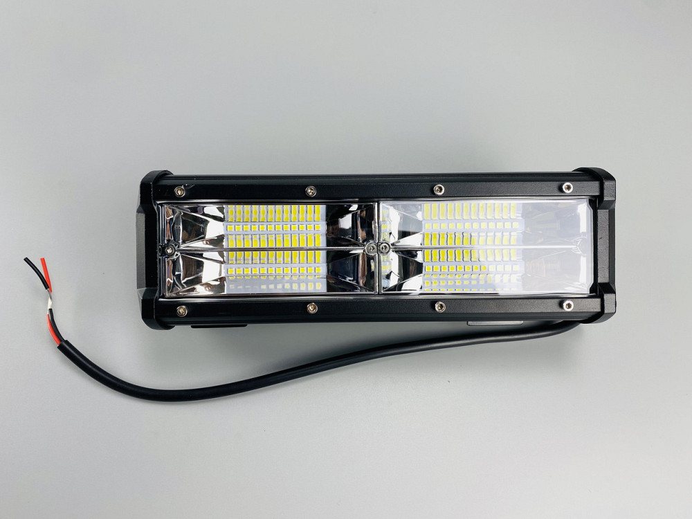 Фара LED прямокутна 144W 6000K (48 діодів) (24 см х 8 см х 6 см) Мукачево - фото 5