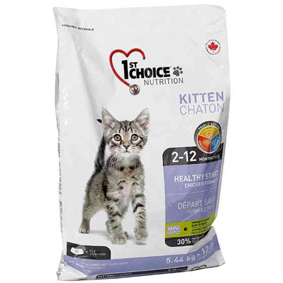 1st Choice Kitten Healthy Start ФЕСТ ЧОЙС КУРИЦА ДЛЯ КОТЯТ сухой суперпремиум корм для котят Киев