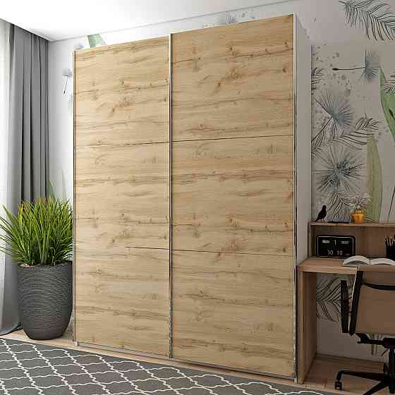 Шафа-купе двохдверна Doros G-Caiser 180х60х240 см Білий/Дуб евок (DRS-011007) Дніпро