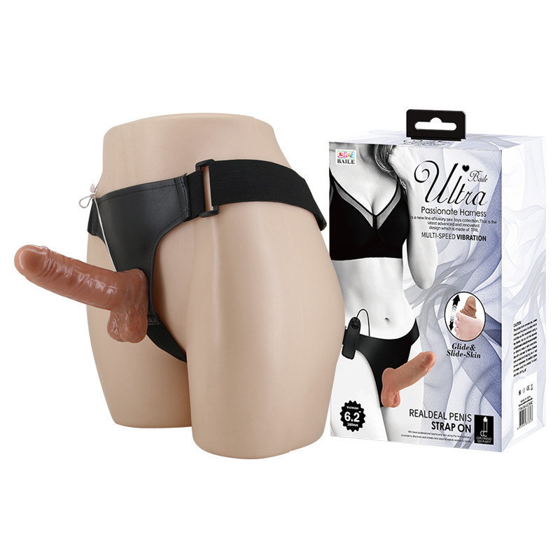 Страпон - Ultra Vibrating Realdeal Penis Strap On 6.2" Sex Aura Київ - фото 1