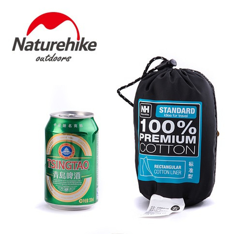 Подкладка для спального мешка Naturehike NH15S012-D, хлопок, синий Киев - изображение 8